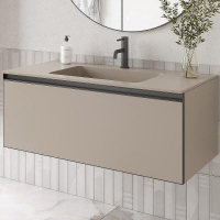 Тумба под раковину Boheme Armadi Art Quatro 1 100 790-M1-100-D-A подвесная Daphne профиль Антрацит, купить, цена, заказать, магазин, доставка, скидка, промокод, купить, цена, заказать, магазин, доставка, скидка, промокод