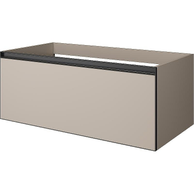 Тумба под раковину Boheme Armadi Art Quatro 1 100 790-M1-100-D-A подвесная Daphne профиль Антрацит