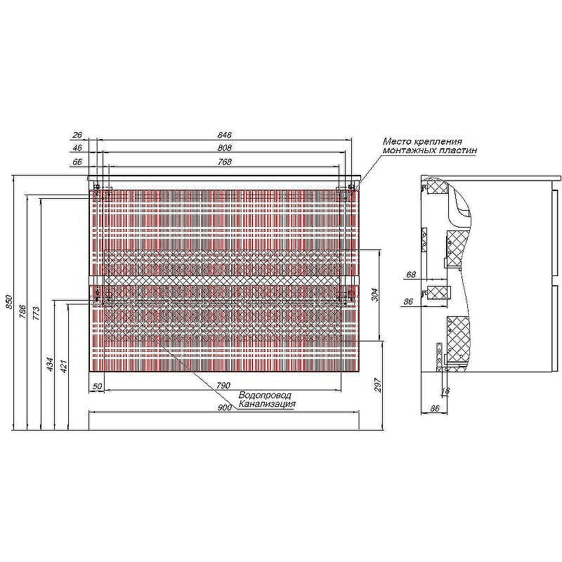 Тумба под раковину Aquanet Джейн 90 335435 подвесная Мисти грин, купить, цена, заказать, магазин, доставка, скидка, промокод, купить, цена, заказать, магазин, доставка, скидка, промокод