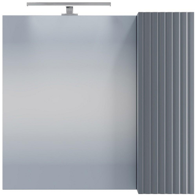 Зеркало со шкафом СанТа Юпитер 70 700545 с подсветкой Графит матовый