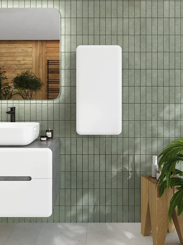 Подвесной шкаф Art&Max Genova 35 AM-Genova-700-1A-SO-LN Белый глянцевый Бетон лофт натуральный, купить, цена, заказать, магазин, доставка, скидка, промокод, купить, цена, заказать, магазин, доставка, скидка, промокод