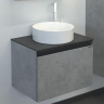 Тумба с раковиной Comforty Эдинбург 60 00-00002782 подвесная Бетон светлый, купить, цена, заказать, магазин, доставка, скидка, промокод, купить, цена, заказать, магазин, доставка, скидка, промокод