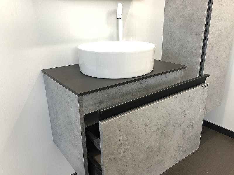 Тумба с раковиной Comforty Эдинбург 60 00-00002782 подвесная Бетон светлый, купить, цена, заказать, магазин, доставка, скидка, промокод, купить, цена, заказать, магазин, доставка, скидка, промокод