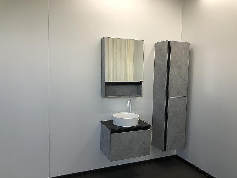 Тумба с раковиной Comforty Эдинбург 60 00-00002782 подвесная Бетон светлый, купить, цена, заказать, магазин, доставка, скидка, промокод, купить, цена, заказать, магазин, доставка, скидка, промокод