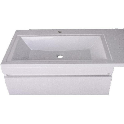 Тумба под раковину Style Line Даллас 130 Люкс Plus СС-00000558 Белая