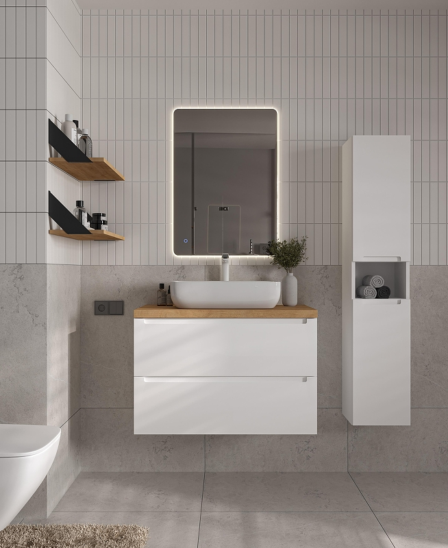 Шкаф пенал ЗОВ Дион 30 DPBM подвесной цвет Белый матовый, купить, цена, заказать, магазин, доставка, скидка, промокод, купить, цена, заказать, магазин, доставка, скидка, промокод