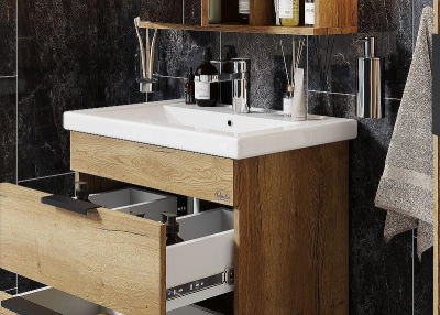 Тумба под раковину Onika Легран 60.13 106117 подвесная Дуб галифакс