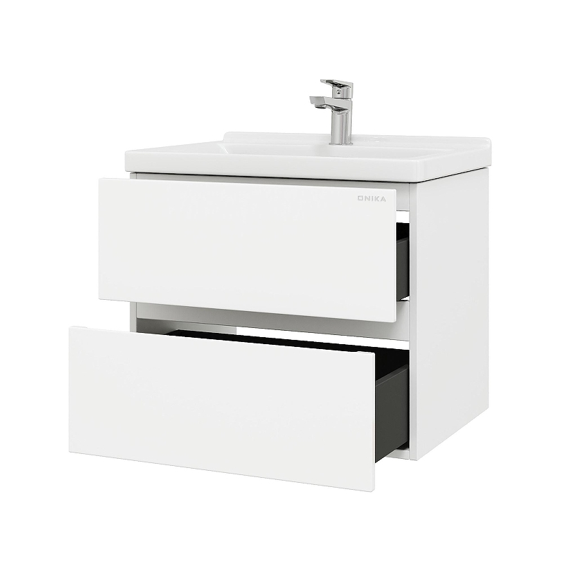 Тумба под раковину Onika Эвада 70 107061 подвесная цвет Белый, купить, цена, заказать, магазин, доставка, скидка, промокод, купить, цена, заказать, магазин, доставка, скидка, промокод