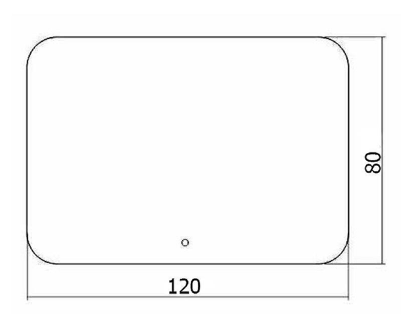 Зеркало Creto Milano 120 1-1200700M с подсветкой с сенсорным выключателем, купить, цена, заказать, магазин, доставка, скидка, промокод, купить, цена, заказать, магазин, доставка, скидка, промокод