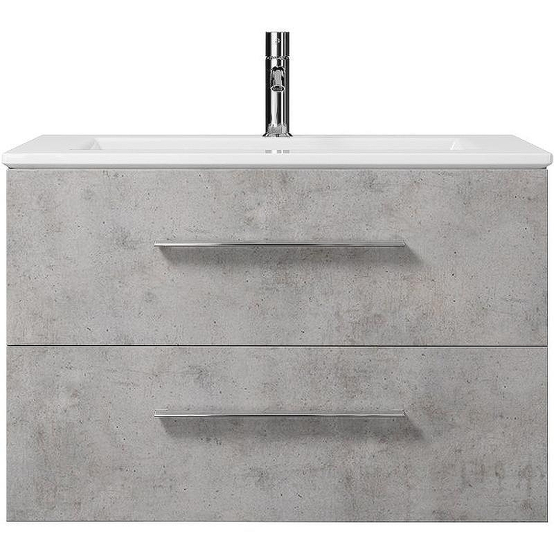 Тумба под раковину Creto Ares 80 10-1113B подвесная Серый Бетон, купить, цена, заказать, магазин, доставка, скидка, промокод, купить, цена, заказать, магазин, доставка, скидка, промокод