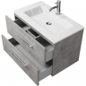 Тумба под раковину Creto Ares 80 10-1113B подвесная Серый Бетон, купить, цена, заказать, магазин, доставка, скидка, промокод, купить, цена, заказать, магазин, доставка, скидка, промокод