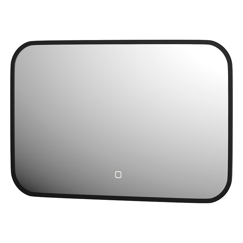 Зеркало Defesto Aura 60х40 DF 2962SH с подсветкой 17W-4500K/Сенсорный выключатель/Нейтральный белый свет/Черная рама, купить, цена, заказать, магазин, доставка, скидка, промокод, купить, цена, заказать, магазин, доставка, скидка, промокод