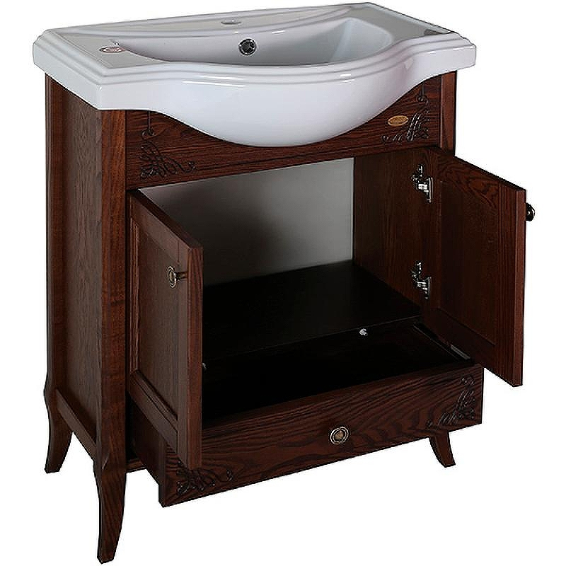 Тумба под раковину ASB-Woodline Салерно 65 9695 Антикварный орех, купить, цена, заказать, магазин, доставка, скидка, промокод, купить, цена, заказать, магазин, доставка, скидка, промокод