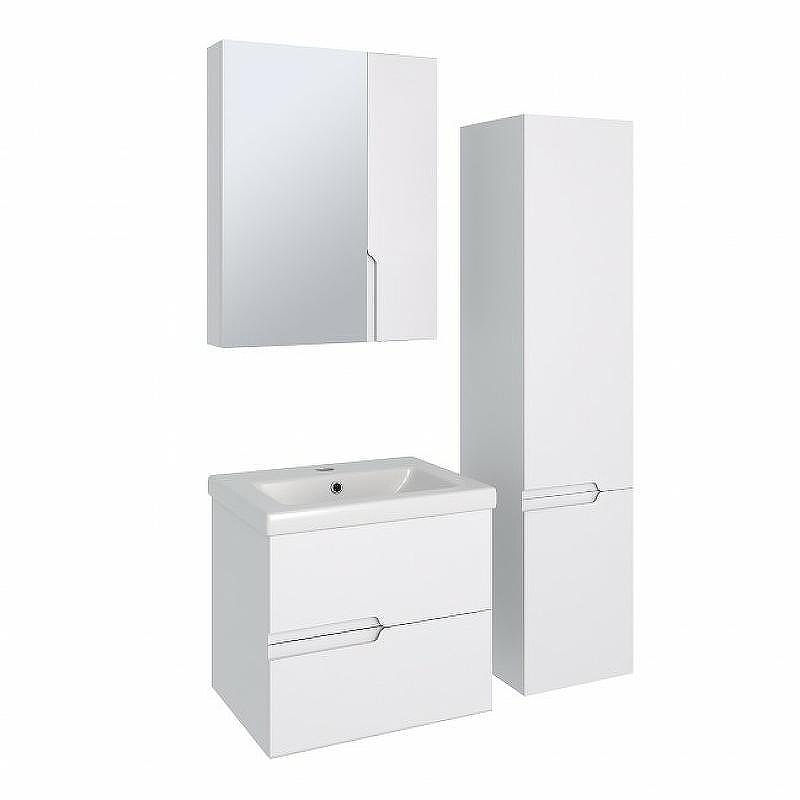 Зеркальный шкаф Runo Стокгольм 60 00-00001126 Белый, купить, цена, заказать, магазин, доставка, скидка, промокод, купить, цена, заказать, магазин, доставка, скидка, промокод