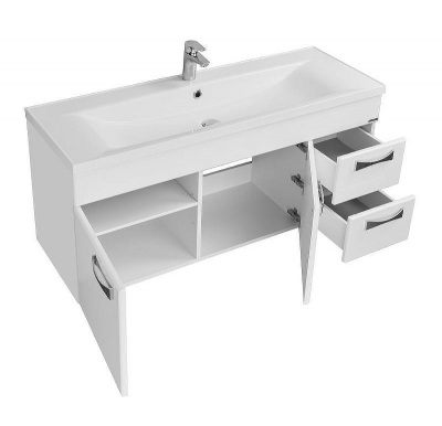 Тумба под раковину Aquaton Диор 120 1A110601DR010 подвесная Белая