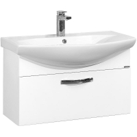 Тумба под раковину Aquaton Ария 80 1A141701AA010 подвесная Белая, купить, цена, заказать, магазин, доставка, скидка, промокод, купить, цена, заказать, магазин, доставка, скидка, промокод