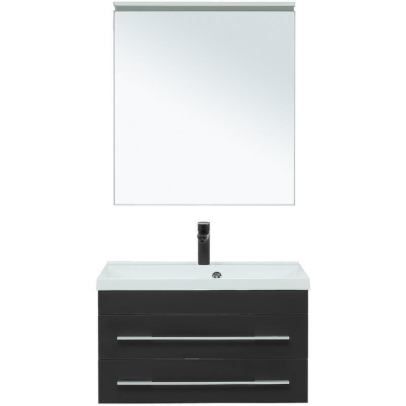 Комплект мебели для ванной Aquanet Верона 75 287638 подвесной Черный матовый, купить, цена, заказать, магазин, доставка, скидка, промокод, купить, цена, заказать, магазин, доставка, скидка, промокод