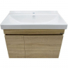 Тумба с раковиной Comforty Тромсе 80 00004142219 подвесная Дуб сонома, купить, цена, заказать, магазин, доставка, скидка, промокод, купить, цена, заказать, магазин, доставка, скидка, промокод