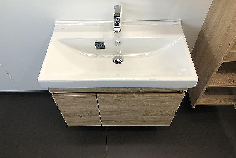 Тумба с раковиной Comforty Тромсе 80 00004142219 подвесная Дуб сонома, купить, цена, заказать, магазин, доставка, скидка, промокод, купить, цена, заказать, магазин, доставка, скидка, промокод