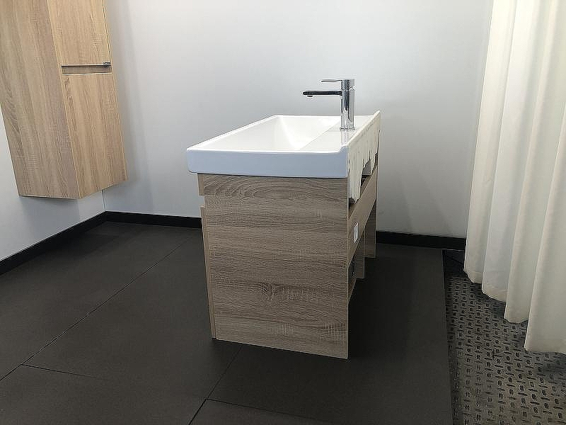 Тумба с раковиной Comforty Тромсе 80 00004142219 подвесная Дуб сонома, купить, цена, заказать, магазин, доставка, скидка, промокод, купить, цена, заказать, магазин, доставка, скидка, промокод