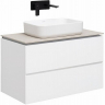 Тумба под раковину Allen Brau Infinity 85 1.21001.WM подвесная Белая матовая, купить, цена, заказать, магазин, доставка, скидка, промокод, купить, цена, заказать, магазин, доставка, скидка, промокод