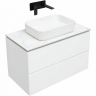 Тумба под раковину Allen Brau Infinity 85 1.21001.WM подвесная Белая матовая, купить, цена, заказать, магазин, доставка, скидка, промокод, купить, цена, заказать, магазин, доставка, скидка, промокод