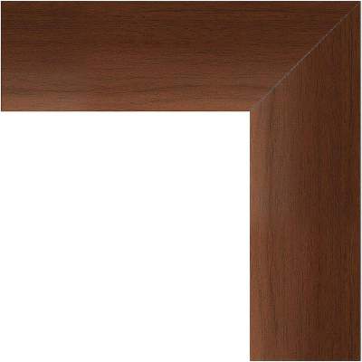 Зеркало Evoform Exclusive 152х62 BY 1187 с фацетом в багетной раме - Орех 65