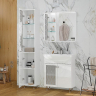 Зеркало со шкафом Volna Milena 70 L zsMLN70.L-01 с подсветкой Белое, купить, цена, заказать, магазин, доставка, скидка, промокод, купить, цена, заказать, магазин, доставка, скидка, промокод