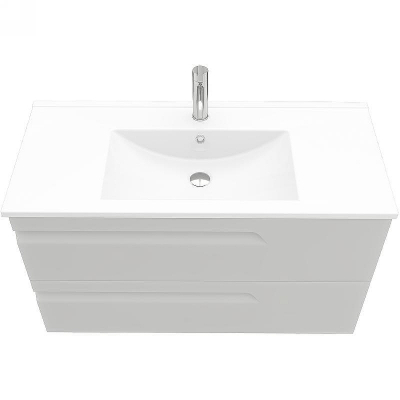 Тумба под раковину Laparet Atlas 100 LA-WCAB-100-125 подвесная Кашемир матовый