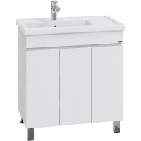 Тумба под раковину СанТа Марс 80 700410 Белая Светлое дерево, купить, цена, заказать, магазин, доставка, скидка, промокод, купить, цена, заказать, магазин, доставка, скидка, промокод