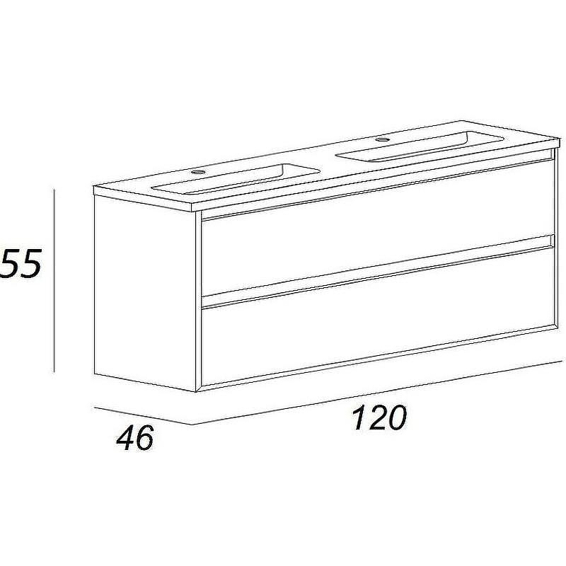 Тумба под раковину Cezares Glass 120 41809 подвесная Bianco Lucido, купить, цена, заказать, магазин, доставка, скидка, промокод, купить, цена, заказать, магазин, доставка, скидка, промокод