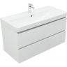 Тумба с раковиной Aquanet Вега 100 328002 подвесная Белый глянец, купить, цена, заказать, магазин, доставка, скидка, промокод, купить, цена, заказать, магазин, доставка, скидка, промокод