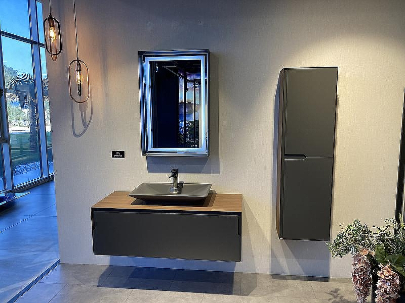 Зеркало Orka Craft 60x90 3000325 с подсветкой Антрацит матовый, купить, цена, заказать, магазин, доставка, скидка, промокод, купить, цена, заказать, магазин, доставка, скидка, промокод