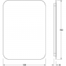 Зеркало Defesto Opti 50x70 DF 2814R с подсветкой 21W-3000К/ИК - выключатель/Теплый белый свет, купить, цена, заказать, магазин, доставка, скидка, промокод, купить, цена, заказать, магазин, доставка, скидка, промокод