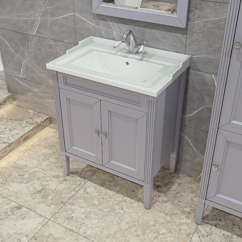 Тумба под раковину Caprigo Albion Concept 70 34011-SF028 Серая матовая, купить, цена, заказать, магазин, доставка, скидка, промокод, купить, цена, заказать, магазин, доставка, скидка, промокод