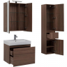 Комплект мебели для ванной Aquanet Нью-Йорк 70 211660 подвесной Шпон Орех, купить, цена, заказать, магазин, доставка, скидка, промокод, купить, цена, заказать, магазин, доставка, скидка, промокод