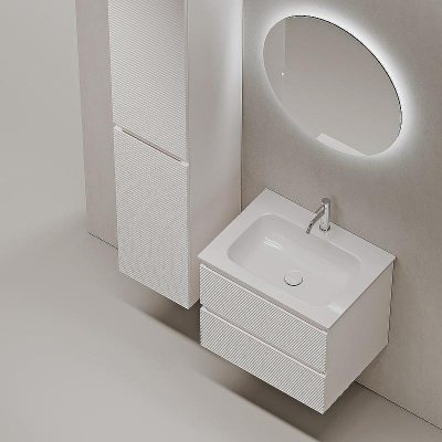 Тумба под раковину Sancos Folk 60 FL60W подвесная Bianco