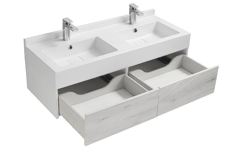 Тумба под раковину Aquaton Сакура 120 1A219701SKW80 подвесная Ольха наварра Белый глянец, купить, цена, заказать, магазин, доставка, скидка, промокод, купить, цена, заказать, магазин, доставка, скидка, промокод