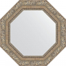 Зеркало Evoform Octagon 55х55 BY 3775 в багетной раме - Виньетка античное серебро 85, купить, цена, заказать, магазин, доставка, скидка, промокод, купить, цена, заказать, магазин, доставка, скидка, промокод
