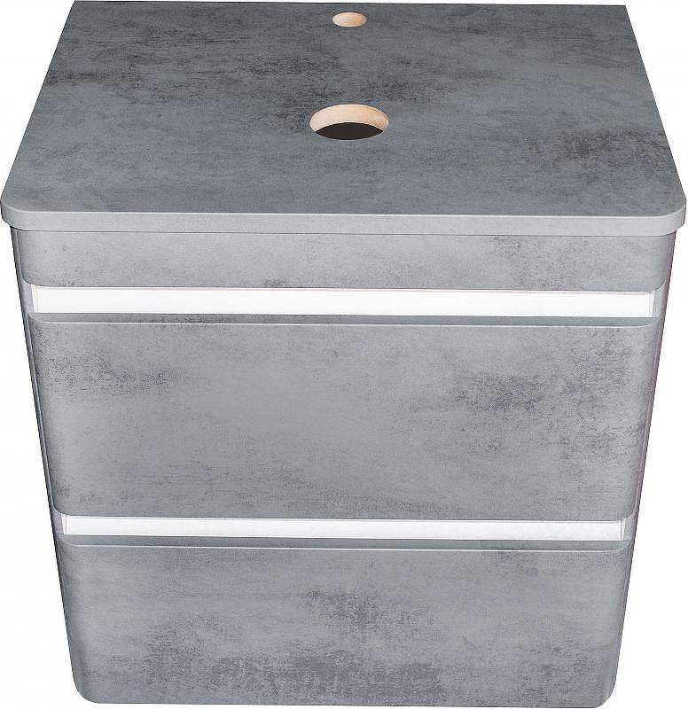 Тумба под раковину Style Line Атлантика Люкс Plus 80 СС-00002283 подвесная Темный бетон, купить, цена, заказать, магазин, доставка, скидка, промокод, купить, цена, заказать, магазин, доставка, скидка, промокод