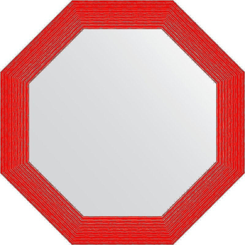 Зеркало Evoform Octagon 77х77 BY 3885 в багетной раме - Красная волна 89, купить, цена, заказать, магазин, доставка, скидка, промокод, купить, цена, заказать, магазин, доставка, скидка, промокод