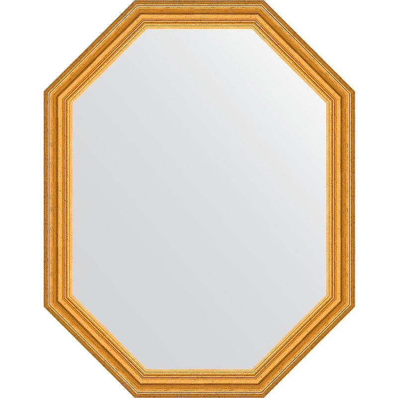 Зеркало Evoform Octagon 72x92 BY 7084 в багетной раме - Состаренное золото 67, купить, цена, заказать, магазин, доставка, скидка, промокод, купить, цена, заказать, магазин, доставка, скидка, промокод