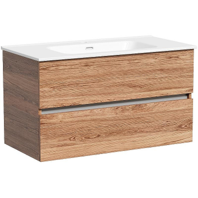 Тумба под раковину Sancos Urban 90 UR90ECH подвесная Дуб чарльстон