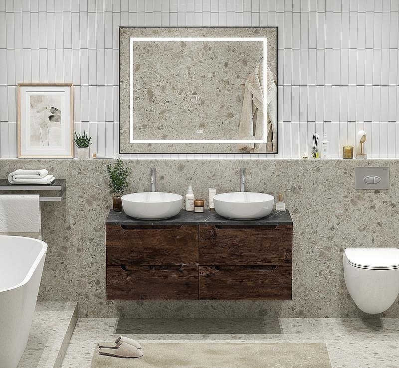 Тумба под раковину BelBagno Etna 120 ETNA-1200-4C-SO-2-RW подвесная Rovere Moro, купить, цена, заказать, магазин, доставка, скидка, промокод, купить, цена, заказать, магазин, доставка, скидка, промокод