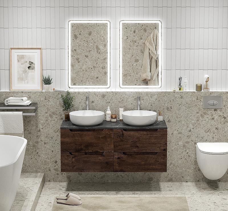 Тумба под раковину BelBagno Etna 120 ETNA-1200-4C-SO-2-RW подвесная Rovere Moro, купить, цена, заказать, магазин, доставка, скидка, промокод, купить, цена, заказать, магазин, доставка, скидка, промокод