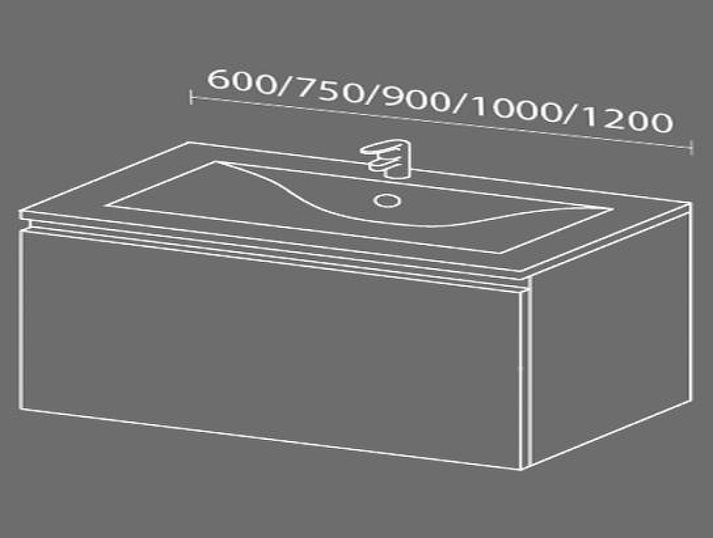 Тумба с раковиной SanVit Флай 90 kfly2090 в цвете Ral подвесная Черный глянец, купить, цена, заказать, магазин, доставка, скидка, промокод, купить, цена, заказать, магазин, доставка, скидка, промокод