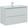 Тумба под раковину Aquanet Джейн 100 335426 подвесная Белая матовая, купить, цена, заказать, магазин, доставка, скидка, промокод, купить, цена, заказать, магазин, доставка, скидка, промокод