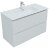 Тумба под раковину Aquanet Джейн 100 335426 подвесная Белая матовая, купить, цена, заказать, магазин, доставка, скидка, промокод, купить, цена, заказать, магазин, доставка, скидка, промокод