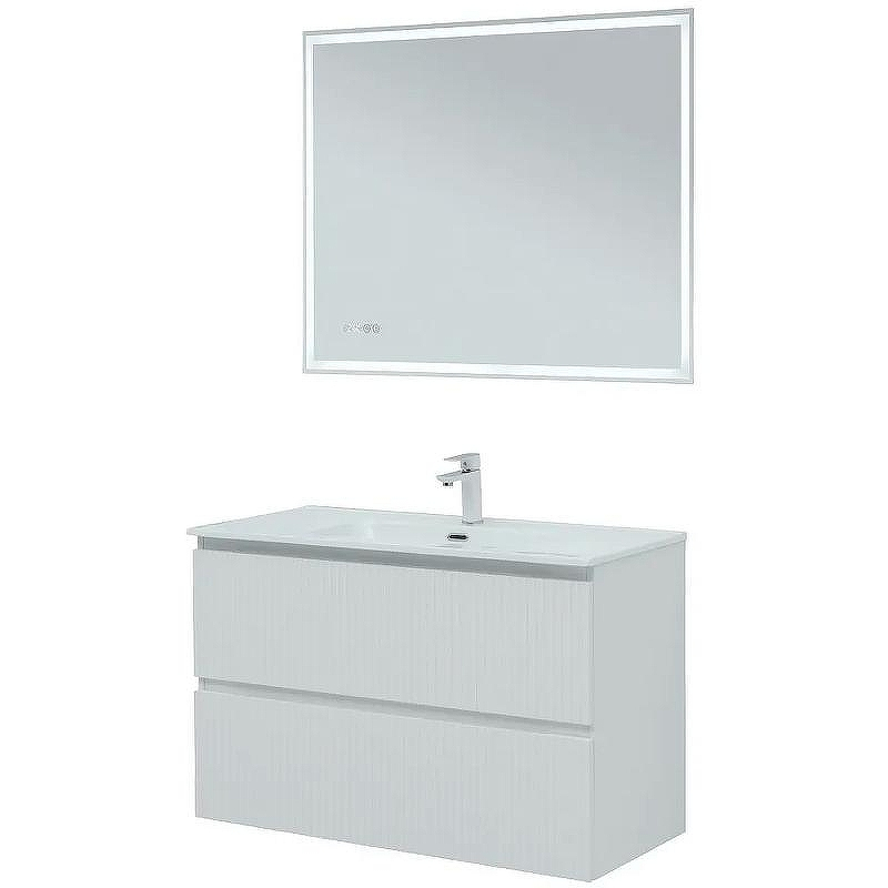 Тумба под раковину Aquanet Джейн 100 335426 подвесная Белая матовая, купить, цена, заказать, магазин, доставка, скидка, промокод, купить, цена, заказать, магазин, доставка, скидка, промокод