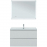 Тумба под раковину Aquanet Джейн 100 335426 подвесная Белая матовая, купить, цена, заказать, магазин, доставка, скидка, промокод, купить, цена, заказать, магазин, доставка, скидка, промокод